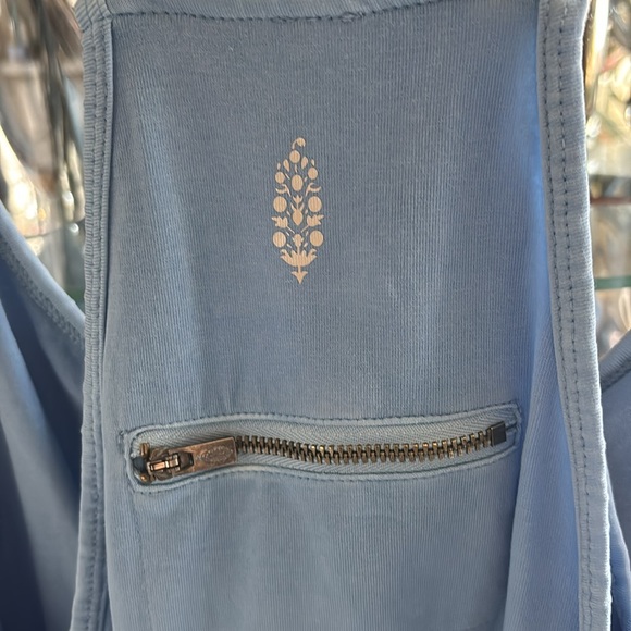 Free People Hot Shot Mini Dress - Oxford Blue - Picture 8 of 9